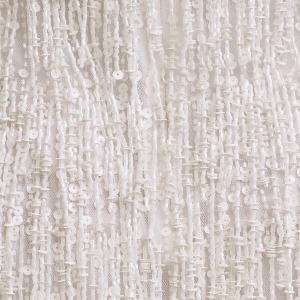 BHLDN Arabella Strapless Sequin Fringe Mini Dress - Picture 4 of 6